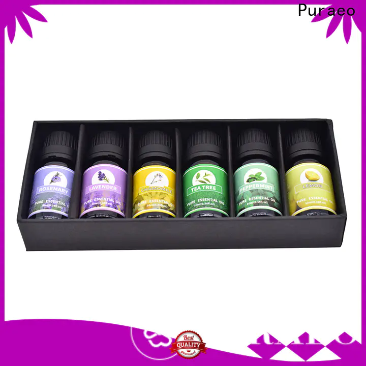 Puraeo essential oils box set manufacturers for skin