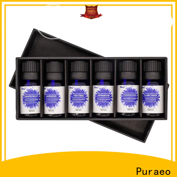 Puraeo essential oils gift set factory for massage