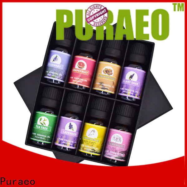 Puraeo New organic essential oils wellness set manufacturers for massage