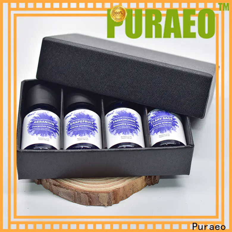 Puraeo organic essential oils wholesale Suppliers for skin