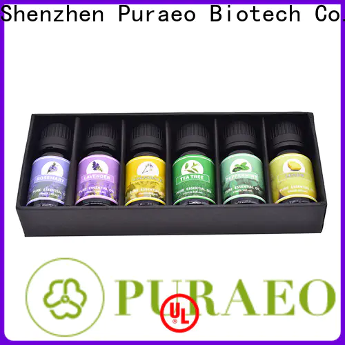 Puraeo Latest organic essential oils gift set manufacturers for perfume