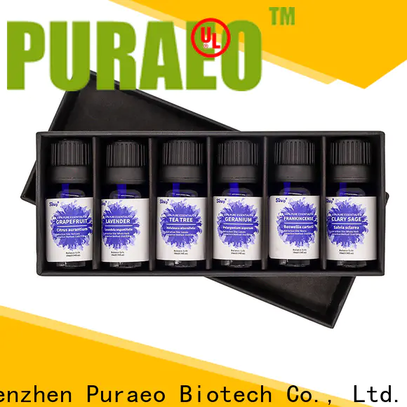 Puraeo Best relaxing essential oil set manufacturers for face