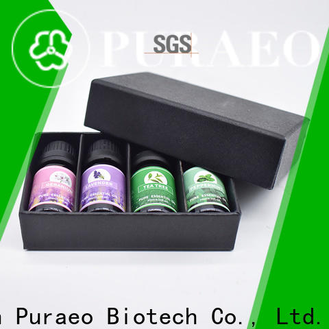 Puraeo natural essential oil set Supply for massage