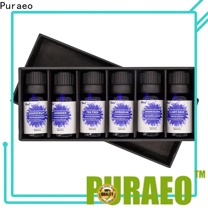 Puraeo natural essential oil set Supply for face