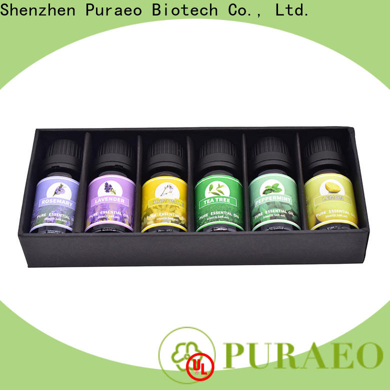 Puraeo organic essential oils gift set manufacturers for perfume