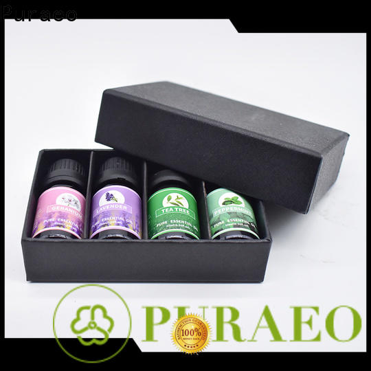 Puraeo essential oils gift set manufacturers for massage