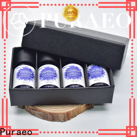 Puraeo Latest essential oils full set for business for massage