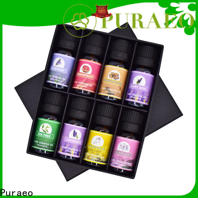 Puraeo Latest essential oil large set factory for hair