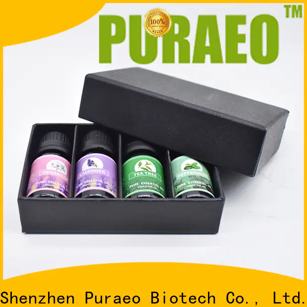 Puraeo Wholesale essential oil blend set manufacturers for massage