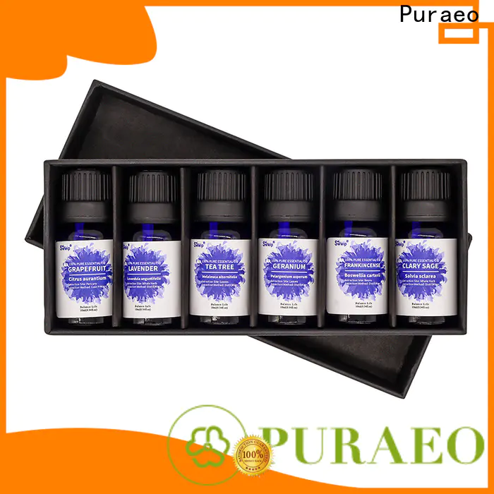 Puraeo custom essential oil set company for massage