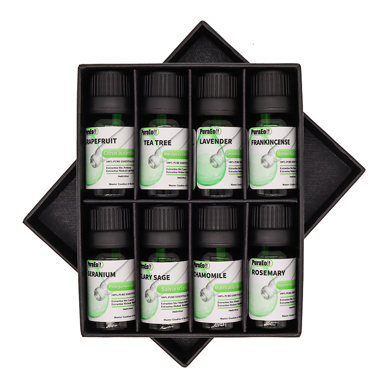 Puraeo Essential Oil set of 8 Wholesale Essential Oils Suppliers