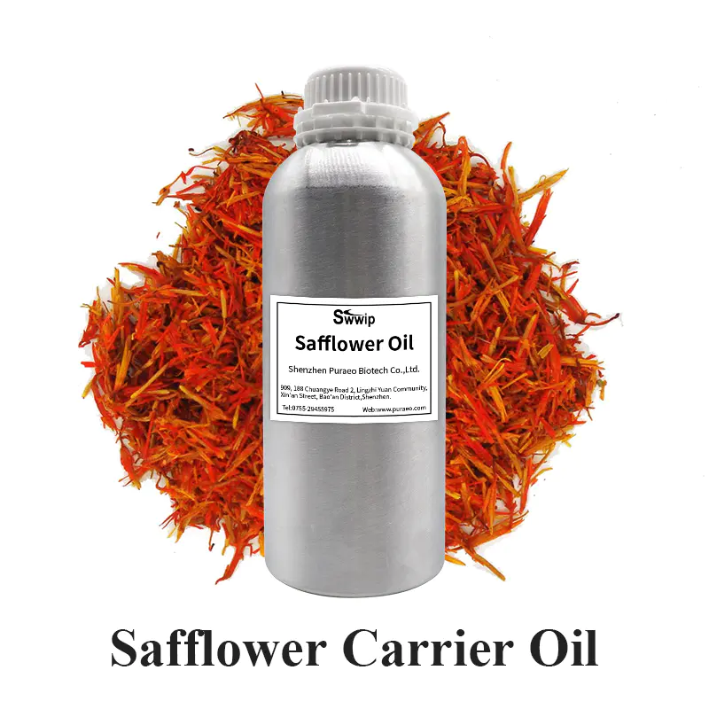 Puraeo Organic Safflower Oil Pure Safflower Carrier Oil For Skin
