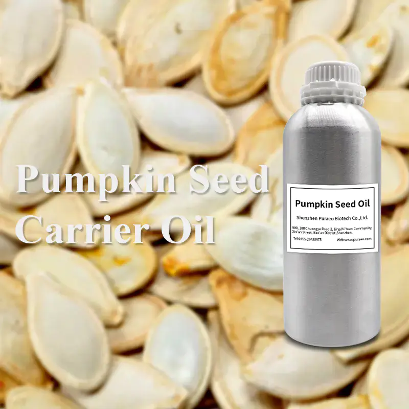 Puraeo Pumpkin Seed Oil For Hair Growth Organic Pumpkin Carrier Oil